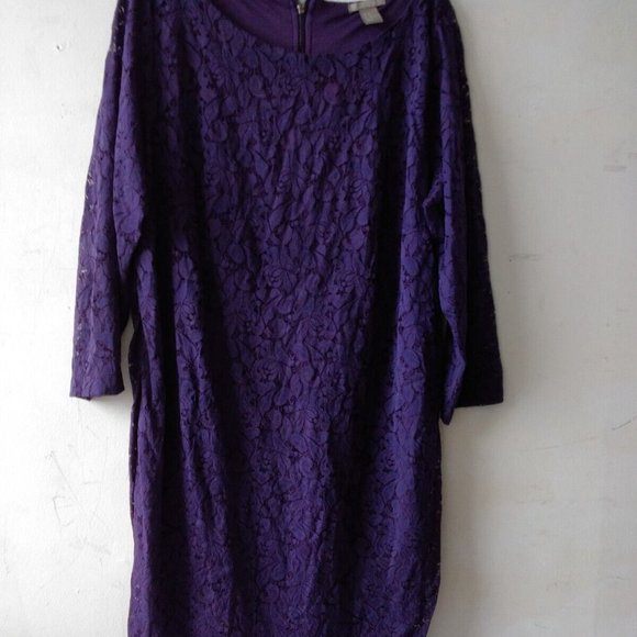 Size 2X H & M purple dress - Picture 2 of 2